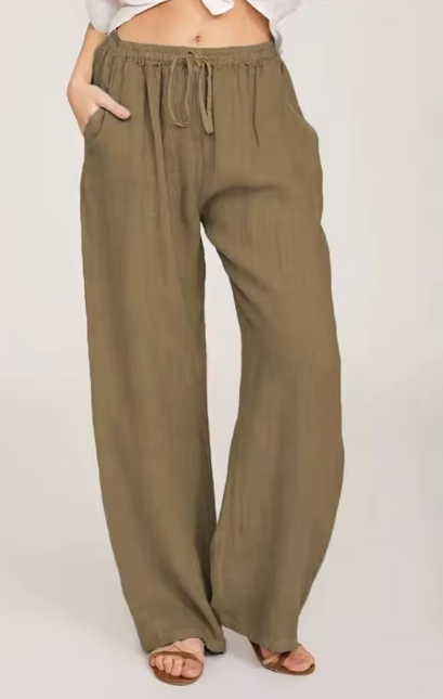 Women's Linen Trousers - Image 4