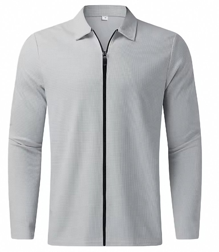Mans Casual Zipped Jacket - Image 4