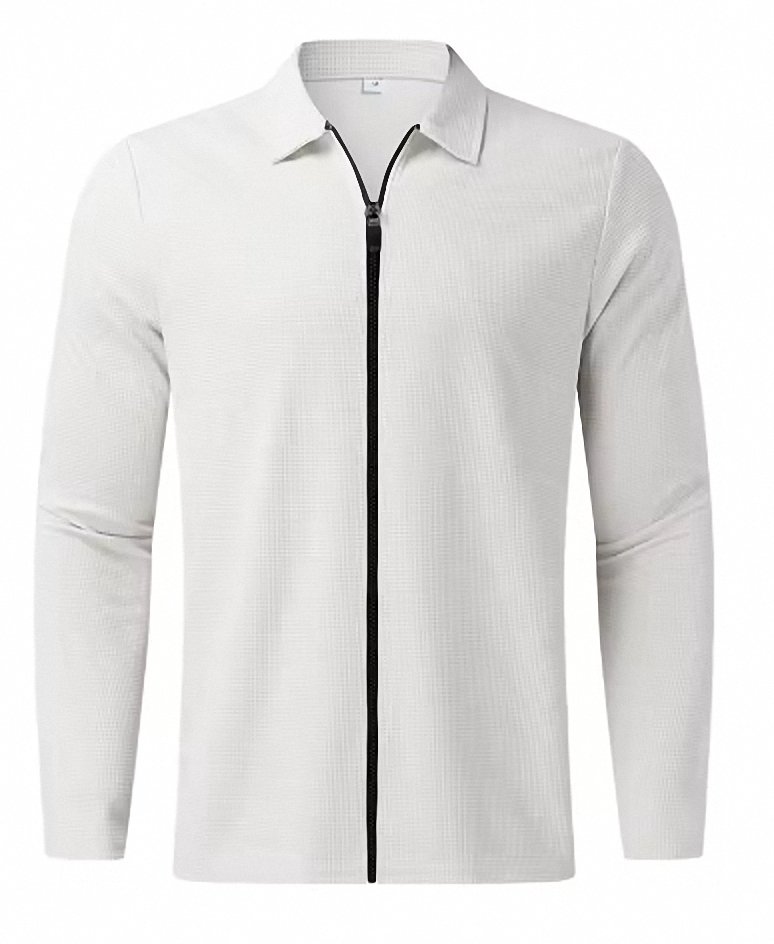 Mans Casual Zipped Jacket - Image 3